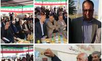 پروژه ۸۴۰ هکتاری آبیاری تحت فشار قاضی‌آباد شهرستان دورود افتتاح شد