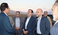 بازدید معاون آب و خاک وزارت جهاد کشاورزی از طرح شبکه آبیاری تحت‌فشار ۲۰۰هکتاری خلیلان شهرستان خرم‌آباد