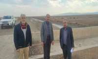 بازدید مدیرکل دفتر امور آب کشاورزی معاونت آب و خاک وزارت جهاد کشاورزی از طرح زهکش حائل  شوره زار مرکزی قزوین