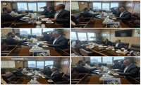 معاون آب و خاک وزارت جهاد کشاورزی بارئیس سازمان جهاد کشاورزی استان مازندران در خصوص اعتبارات زیرساخت گفتگو کرد