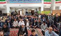 حضور معاون آب و خاک وزارت جهادکشاورزی در نماز جمعه شهر کاخک خراسان رضوی
