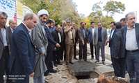 بازدید معاون آب و خاک وزارت جهاد کشاورزی از قنات پایین شهر کاخک