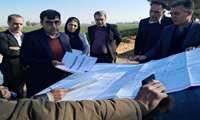 بازدید مجری طرح توسعه سامانه های نوین آبیاری وزارت جهاد کشاورزی از طرح آبیاری موضعی تجمیعی روستای خاوه در شهرستان ورامین