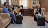دیدار و نشست مدیرکل دفتر توسعه شبکه ه‍ای فرعی آبیاری و زهکشی با فرماندار پلدشت