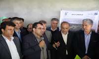 بازدید از پروژه چهار هزار هکتاری سیستم های آبیاری تحت فشار شرکت تعاونی تولید وحدت اسلامی و رسالت مزرعه شهرستان آق قلا انجام شد