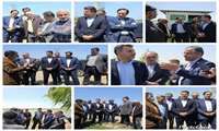 معاون آب و خاک وزارت جهاد کشاورزی از پروژه زیرساخت کشاورزی نوائی محله فریدونکنار بازدید کرد