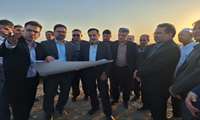 بازدید مسئولان از ایستگاه پمپاژ ساری‌بخش در گنبد با حضور معاون وزیر جهاد کشاورزی 