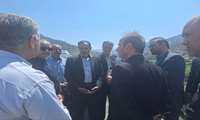 آغاز حرکت توسعه جاده بین مزارع روستای وطن استان گلستان 