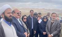 بازدید از طرح آبخیز داری بدره شهرستان بوانات استان فارس توسط معاونین وزیر جهاد کشاورزی و هیات همراه 