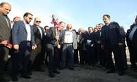 کلنگ زنی پالایشگاه فرآوری خرما در کشت و صنعت فارابی