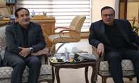 دیدار معاون آب و خاک وزارت جهاد کشاورزی با استاندار قزوین