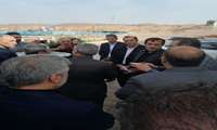  بازدید معاون آب و خاک وزارت جهاد کشاورزی از تصفیه خانه شهر پرند در شهرستان رباط کریم استان تهران