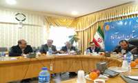 نشست جمع بندی سفر یک روزه معاون آب و خاک وزارت جهاد کشاورزی به شهرستان اسد آباد استان همدان