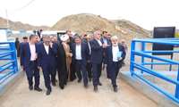  نایب رییس مجلس شورای اسلامی در سفر یک روزه به پارس آباد مغان از سد انحرافی تولان بازدید کرد