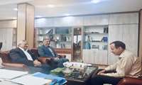 رئیس سازمان جهادکشاورزی استان یزد با معاون آب و خاک وزارت جهاد کشاورزی دیدار نمود 
