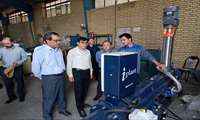 بازدید مشاور وزیر و مجری طرح توسعه سامانه های نوین آبیاری از واحدهای تولیدی تجهیزات آبیاری در شهرک صنعتی سجزی شهرستان اصفهان صورت گرفت 