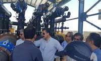 بازدید معاون فناوری دفتر توسعه شبکه های آبیاری و زهکشی و هیئت همراه از پروژه های طرح تحول نخیلات دشتستان